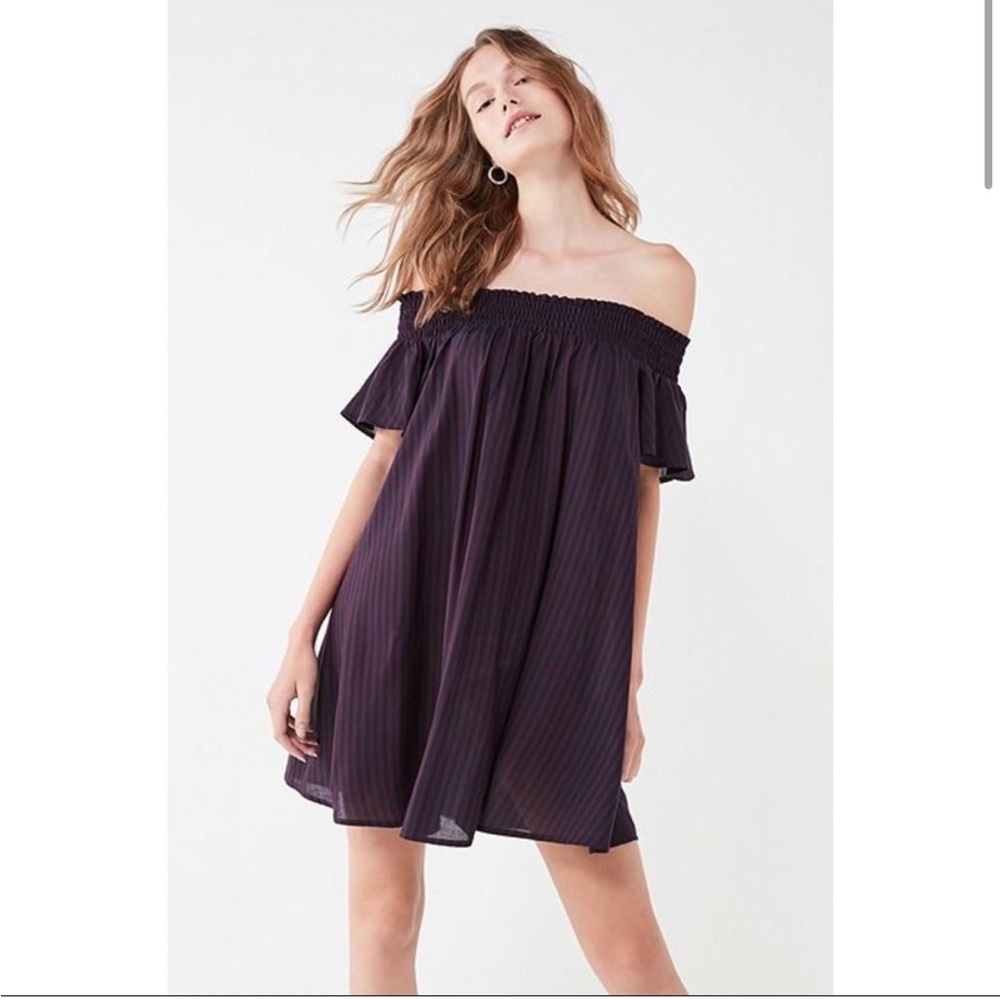 UO Cooperative Mini Babydoll Dress